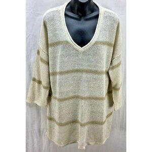 Chicos Knit Tunic Top Blouse 3 Large Extra Large
